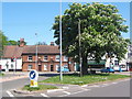 Gipping Road junction, Claydon, looking across Ipswich Road