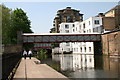 Enclosed bridge and Harrow Road Bridge 3, Paddington Arm, Grand Union Canal