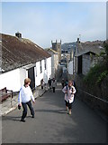 SW5140 : Looking down Barnoon Hill towards St Ives church by Rod Allday