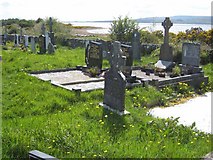 G9821 : Burial ground on the shores of Lough Allen by Oliver Dixon