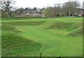 Earthworks at Ashby de la Zouch Castle