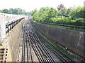 Metropolitan and Piccadilly Line railways at Uxbridge