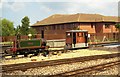 Two small locomotives at Aylsham Station