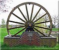 Donisthorpe Colliery winding wheel