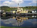 Reflection of a boat