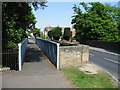 Footbridge and roadbridge on St Richard