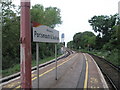 View from western end of upper platforms at Portsmouth and Southsea Station