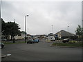 Looking westwards down Goldsmith Avenue from the Fratton Park roundabout