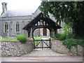 Entrance gate at St Matthew