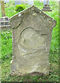 Badly weathered gravestone, St Michael