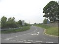 Entrance to the new access lane leading to Garnedd Ddu and Garnedd Isaf