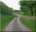 Narrow lane south of Croxton Kerrial