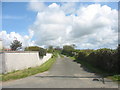 Farm road leading from the A4080 to Ty