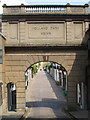 Arch entrance to Holland Park Mews