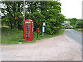 Phone box at The Barracks