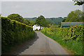 Road approaching Erwion farm