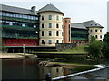 County Hall and fish ladder