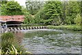 River Test south of A3057 road bridge