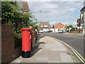 Postbox approaching St  Bartholomew