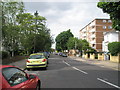 Looking northwards up Outram Road