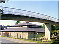 Elgin Library and the Footbridge