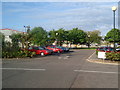 The car park at Capgemini looking SW