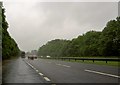 Lay by on a wet A1 South