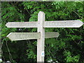SU2071 : Signpost at Charles Sorley memorial by Dr Duncan Pepper