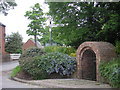 The Well and lane junction at Waters Upton