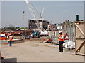 New East London Line bridge over main line