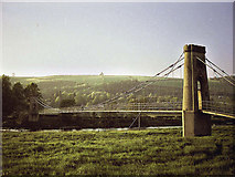 NT5434 : Gattonside Suspension Bridge by Anthony Harrison