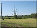 Power lines at Glanrhyd