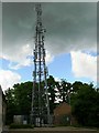 SU6553 : Telecommunications Mast & Stormy Sky by ad acta