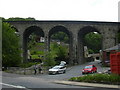 Lydgate Viaduct, carrying the Burnley to Hebden Bridge railway line