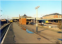 SJ8989 : Stockport Edgeley station - south end by Peter Whatley