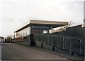 East Didsbury station - up side building from the road