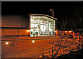 Fitness centre at night