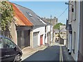 Looking down Hill Lane