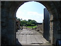 NZ0416 : A view through the castle arch, Barnard Castle by Nick Mutton 01329 000000