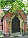 SD8434 : The Parish Church of St Cuthbert, Burnley, Porch by Alexander P Kapp