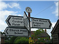 Longville signpost