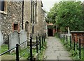 Footpath to the rectory from the High Street