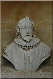 SP6737 : Sir Francis Bacon, Temple of British Worthies, Stowe by Philip Halling
