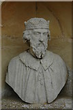 SP6737 : King Alfred, Temple of British Worthies, Stowe by Philip Halling