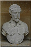 SP6737 : Sir Walter Raleigh, Temple of British Worthies, Stowe by Philip Halling
