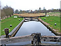SO8660 : Droitwich Barge Canal Lock 7 looking north by P L Chadwick