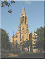 TQ3975 : St Margaret's church - spire. by Stephen Craven