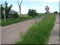 View east along the A149 (Coast Road)