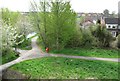 New housing and footpaths along and across the River Leen