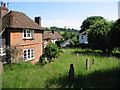 View from the churchyard in Elham